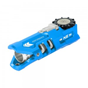 CNC Aluminum Hopup Chamber (BLUE) - Action Army AAP-01/C