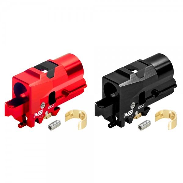 CNC Aluminum Hopup Chamber (RED) - UX GL 17 Gen5