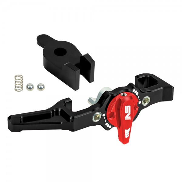 CNC Lightweight Selector Switch Charging Handle Kit (BLACK) - Action Army AAP-01