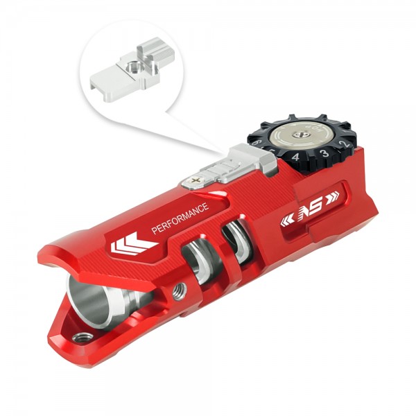 CNC Aluminum Hopup Chamber Hard Nub (RED) - Action Army AAP-01/C