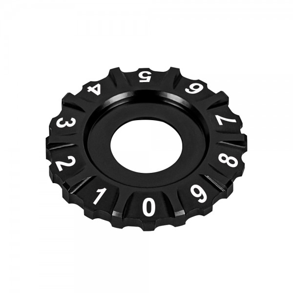 Adjustment Wheel (BLACK)(For NexxSpeed Hopup Chamber Action Army AAP-01/C)