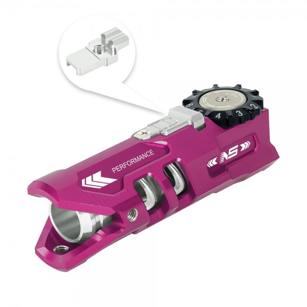 CNC Aluminum Hopup Chamber Hard Nub (PURPLE) - Action Army AAP-01/C