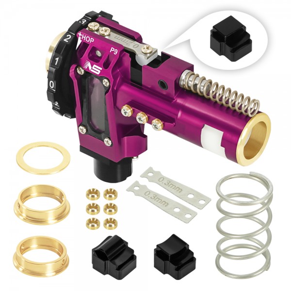 CNC Aluminum Hopup Chamber (PURPLE) for M4 Airsoft AEG