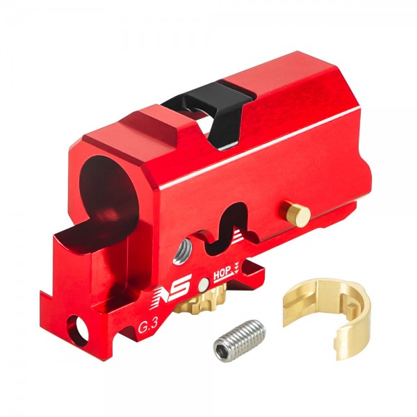 CNC Aluminum Hopup Chamber (RED) - TM GL 17 Gen3