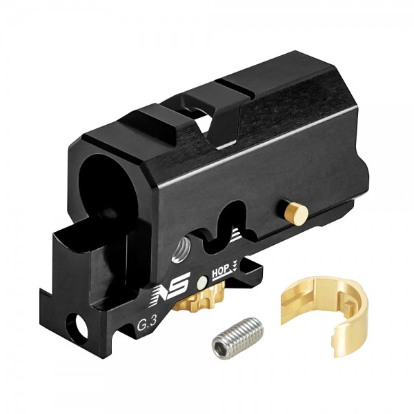 CNC Aluminum Hopup Chamber (BLACK) - TM GL 17 Gen3