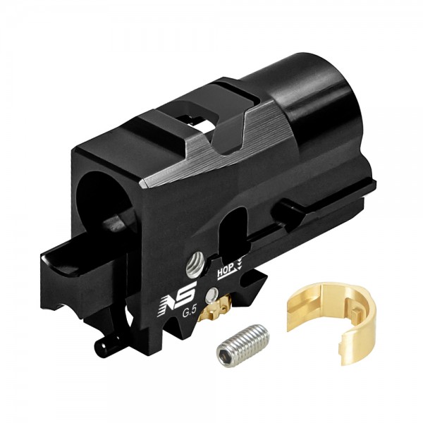 CNC Aluminum Hopup Chamber (BLACK) - UX GL 17 Gen5