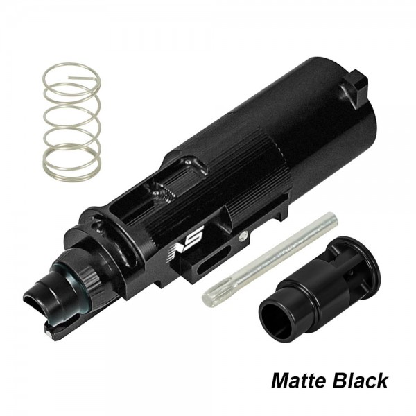 CNC Aluminum Nozzle Black Edition (Long Legs Short Stroke Version) - Tokyo Marui Hi-CAPA 4.3 / 5.1 / Gold Match / 1911