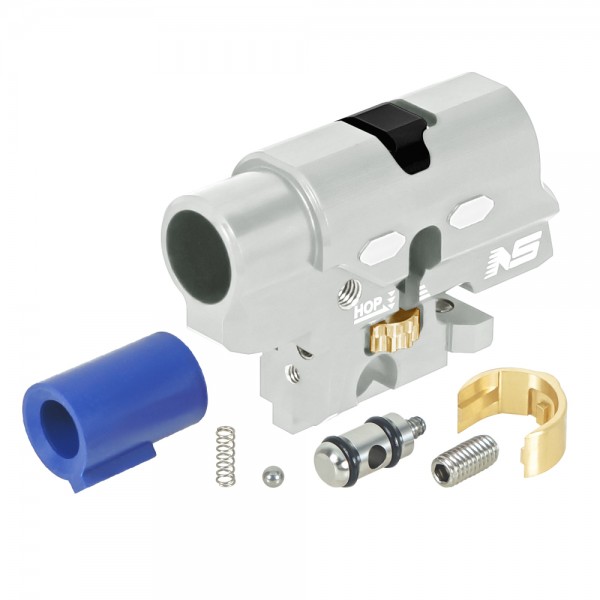 CNC Aluminum Hopup Chamber V2 w/ Bucking 50 Degree - Tokyo Marui Hi-CAPA 4.3 / 5.1 / Gold Match / 1911