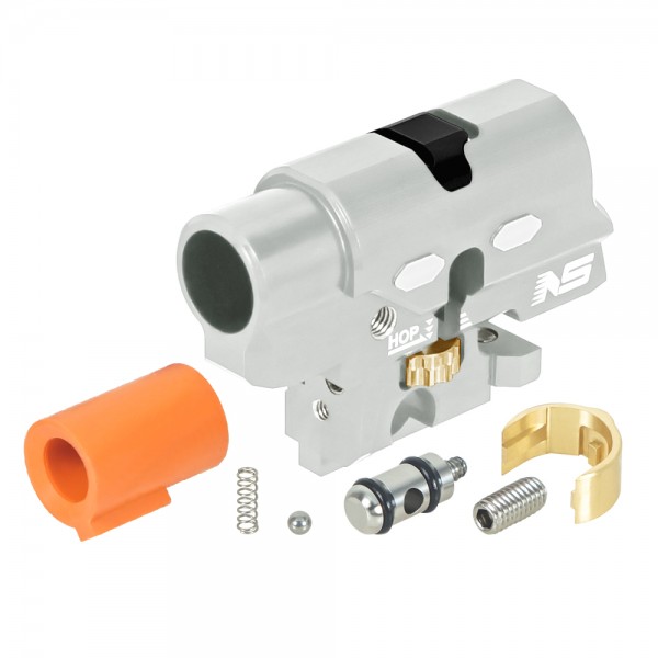 CNC Aluminum Hopup Chamber V2 w/ Bucking 70 Degree - Tokyo Marui Hi-CAPA 4.3 / 5.1 / Gold Match / 1911