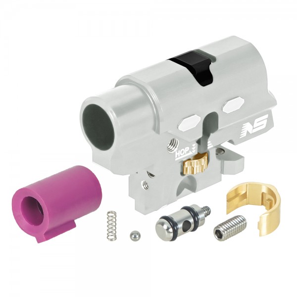 CNC Aluminum Hopup Chamber V2 w/ Bucking 80 Degree - Tokyo Marui Hi-CAPA 4.3 / 5.1 / Gold Match / 1911