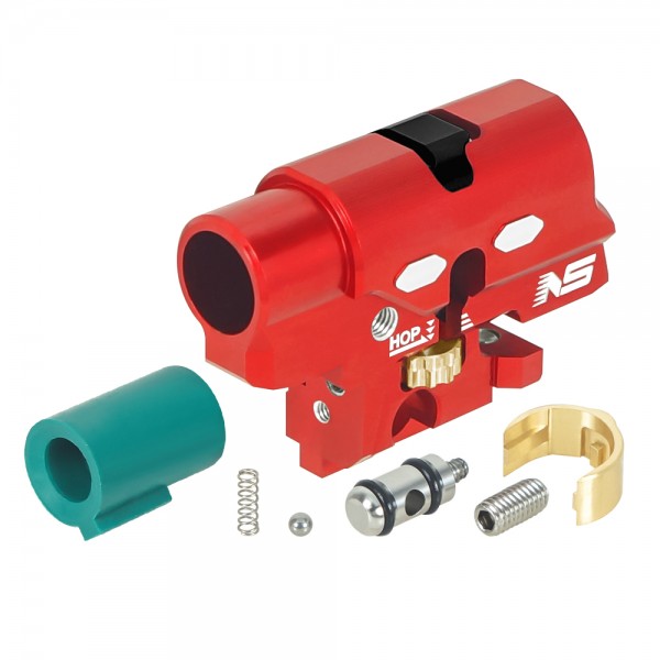 CNC Aluminum Hopup Chamber V2 (RED) w/ Bucking 60 Degree - Tokyo Marui Hi-CAPA 4.3 / 5.1 / Gold Match / 1911