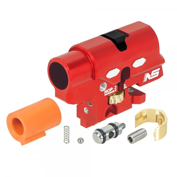 CNC Aluminum Hopup Chamber V2 (RED) w/ Bucking 70 Degree - Tokyo Marui Hi-CAPA 4.3 / 5.1 / Gold Match / 1911