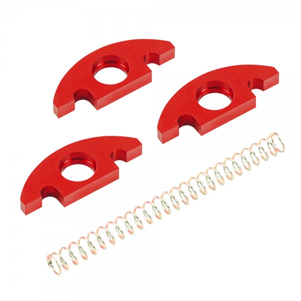 CNC Aluminum Short Stroke Buffer & 140% Nozzle Spring (RED) - Action Army AAP-01/C