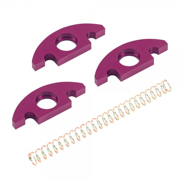 CNC Aluminum Short Stroke Buffer & 140% Nozzle Spring (PURPLE) - Action Army AAP-01/C