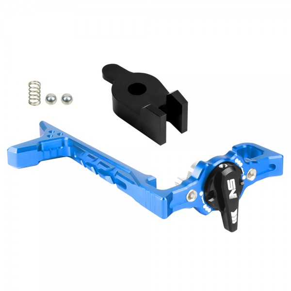 CNC Lightweight Selector Switch Side Charging Handle Kit (BLUE) - Action Army AAP-01