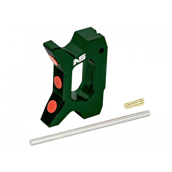 CNC Aluminum Speed Trigger (Style A) (GREEN) - Tokyo Marui 1911