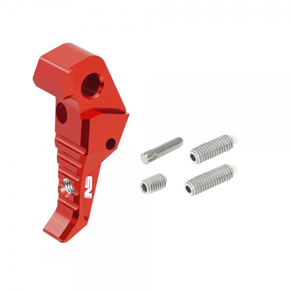 CNC Aluminum Adjustable Trigger (RED) - Action Army AAP-01/C / Tokyo Marui Glock 17 Gen3/Gen4