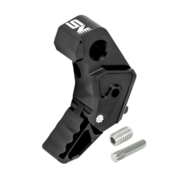 CNC Aluminum Adjustable Trigger (Style S) (BLACK) - Action Army AAP-01/C 