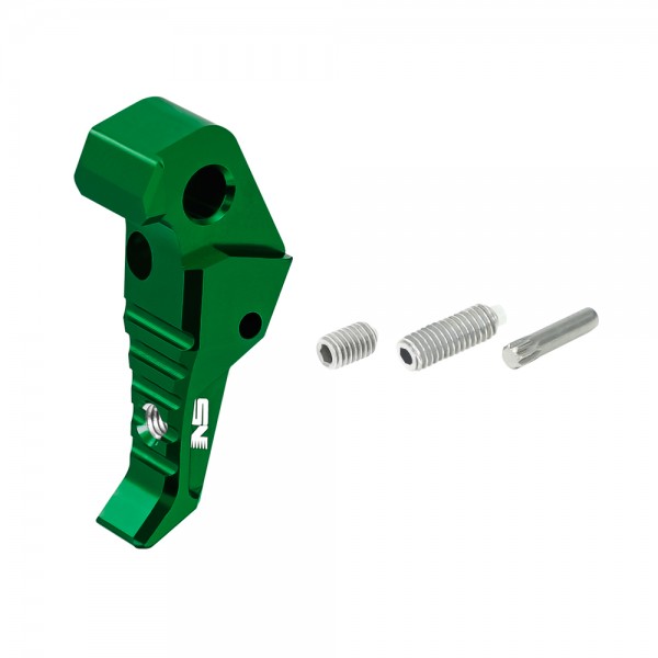 CNC Aluminum Adjustable Trigger (GREEN) - Action Army AAP-01/C