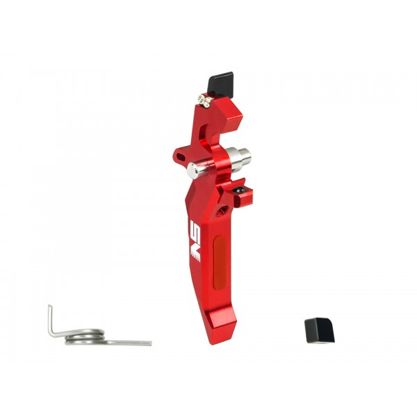 CNC Aluminum Speed Trigger (Style B) (RED)