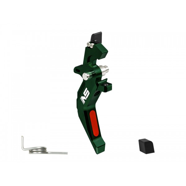 CNC Aluminum Speed Trigger (Style A) (GREEN)