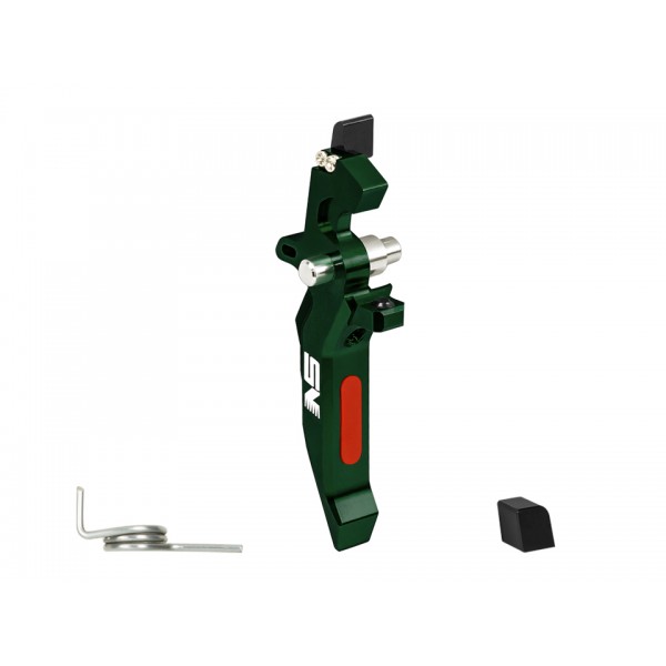 CNC Aluminum Speed Trigger (Style B) (GREEN)