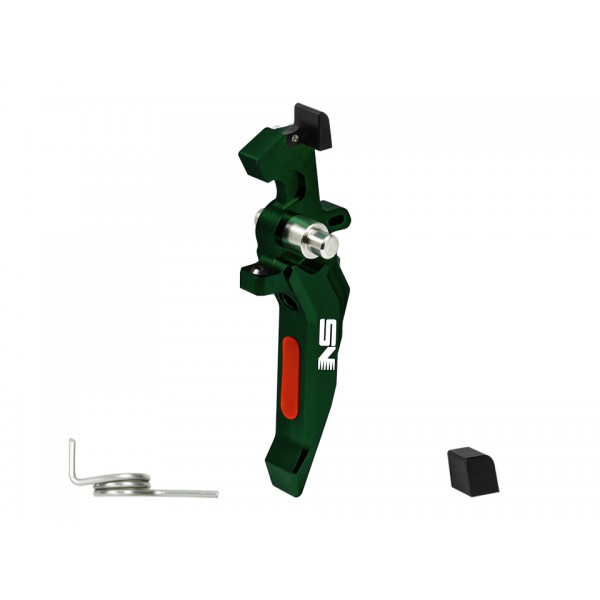 CNC Aluminum Speed Trigger (Style B) (GREEN)